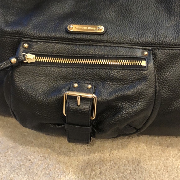 MICHAEL KORS BLACK LEATHER HOBO - Picture 2 of 11